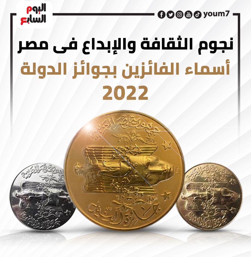 تعرف على أسماء الفائزين بجائزة الدولة التقديرية لعام 2022