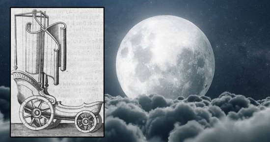 عالم رياضيات يضع خطة للسفر للقمر عبر مركبة طائرة في عام 1640