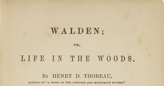 نشر كتاب الحياة في الغابة لهنري ثورو.. حدث منذ 168 سنة