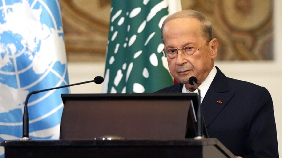 الرئيس اللبناني: مفاوضات ترسيم الحدود الجنوبية ستضمن حقوق لبنان
