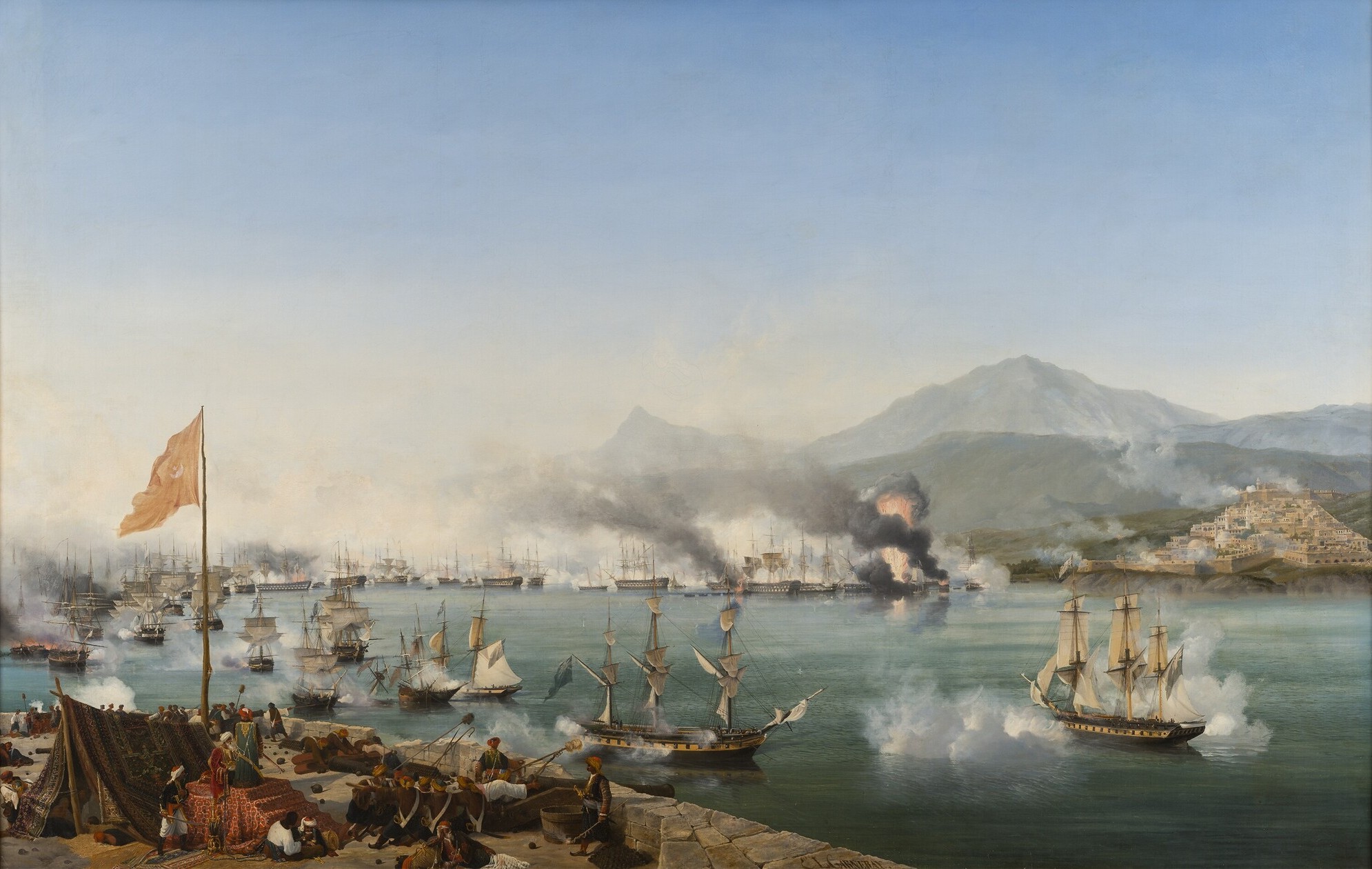 معركة نافارين.. كيف تسبب هزيمة إبراهيم باشا باليونان في احتلال الجزائر؟