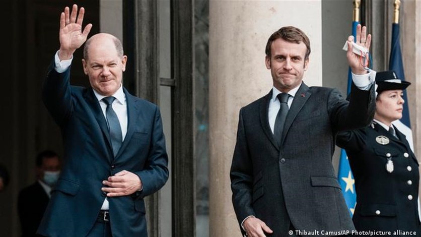 ماكرون وشولتس سيحاولان إحياء العلاقة الفرنسية-الألمانية الأربعاء في قصر الإليزيه