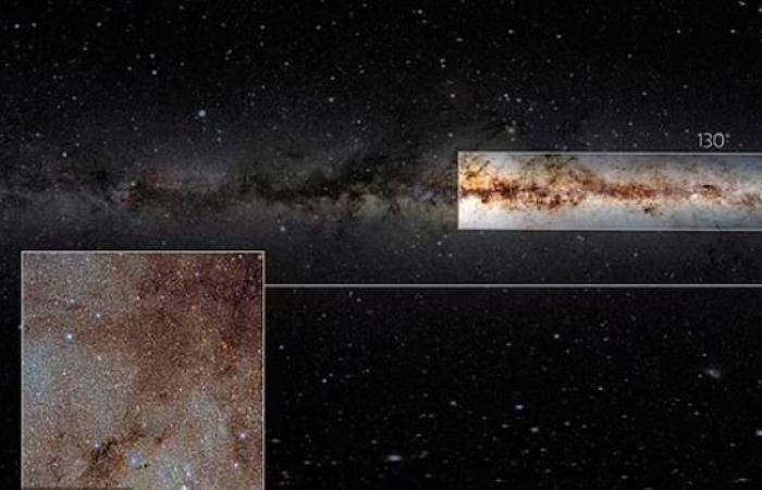 رسم خرائط لمجرة درب التبانة تحتوي على 3.3 مليار من الأجرام السماوية 