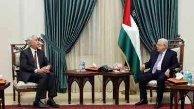 الرئيس الفلسطيني يستقبل مدير جهاز المخابرات العامة الأمريكية