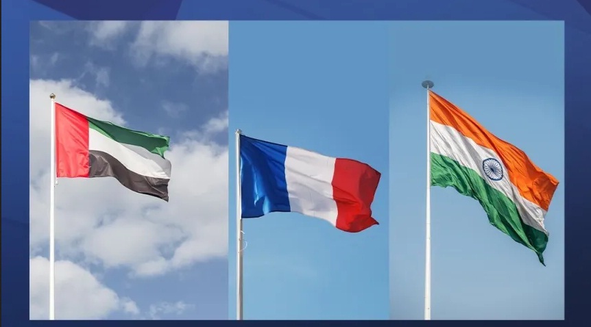 الإمارات وفرنسا والهند تطلق مبادرة تعاون ثلاثي في مجالات الطاقة والبيئة