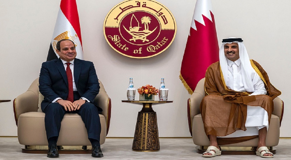 مسؤول قطري: مصر شهدت تطورا كبيرا في عهد الرئيس السيسي