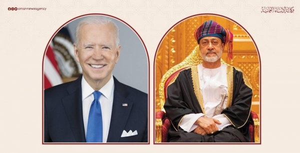  الرئيس الأمريكي يناقش مع سلطان عُمان جهود السلام لتجديد الهدنة في اليمن