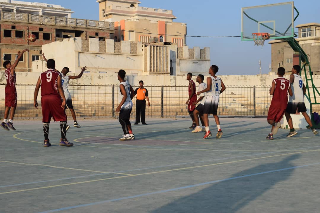شعب حضرموت يتأهل إلى المرحلة الثانية في الدوري التصنيفي لكرة السلة