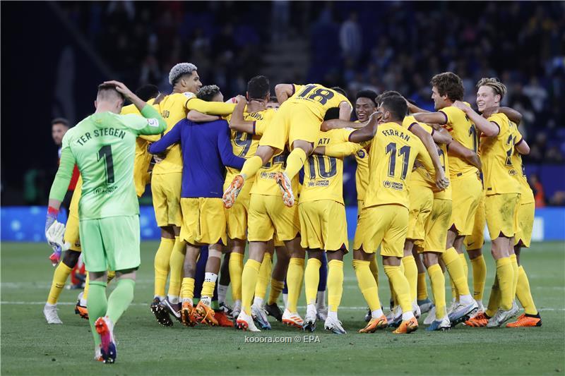 برشلونة يتوج بطلا لليجا للمرة الـ27 في تاريخه