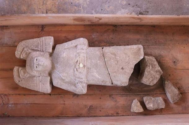 اكتشاف تمثال حجري نادر في المكسيك..