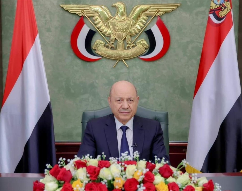 رئيس مجلس القيادة الرئاسي يدعو ميليشيا الحوثي لتحكيم العقل والاستجابة لمساعي السلام 