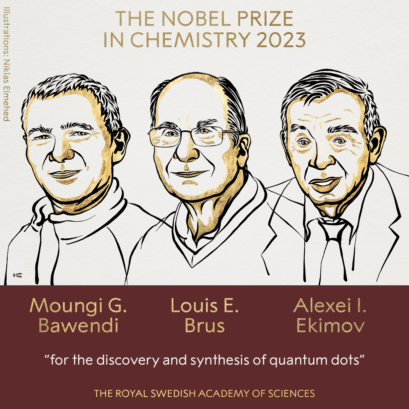 من هم العلماء الثلاثة الفائزون بجائزة نوبل في الكيمياء لعام 2023؟ 