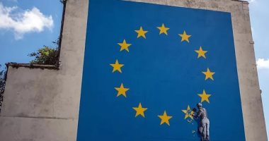 تدمير جدارية بانكسى الخاصة بخروج بريطانيا من الاتحاد الأوروبي 