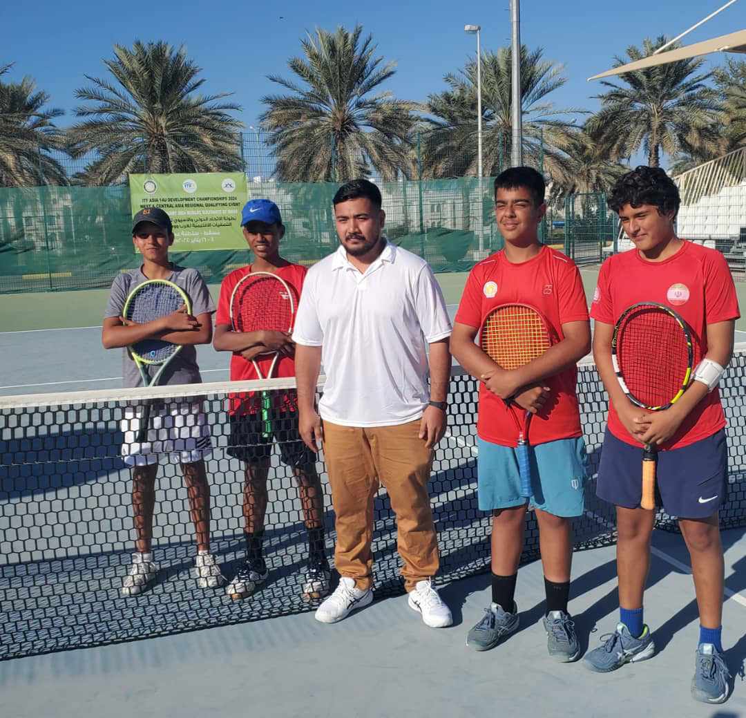 منتخب تنس الميدان يشارك في بطولة الإتحاد الدولي والآسيوي تحت ١٤ سنة