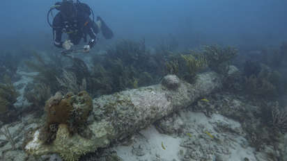 العثور على بقايا سفينة حربية بريطانية من القرن الثامن عشر في فلوريدا 