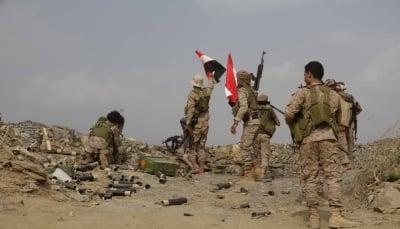 صعدة.. قوات الجيش الوطني تصد غارة حوثية في جبهة رازح