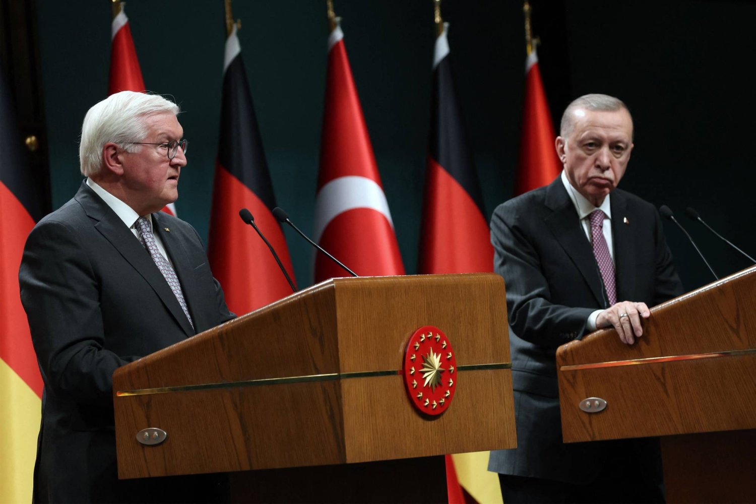 حرب غزة والتعاون الدفاعي يتصدران مباحثات الرئيس الألماني في تركيا