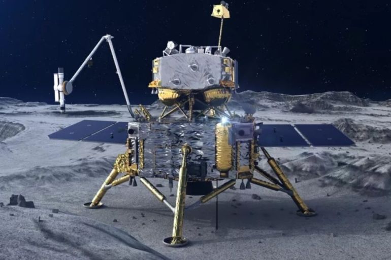 مسبار الفضاء الصيني يهبط بنجاح في القمر البعيد للمرة الثانية