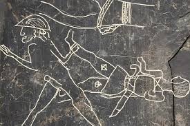 اكتشاف لوحة تصور مشاهد المحاربين تعود للقرن الخامس قبل الميلاد في إسبانيا 