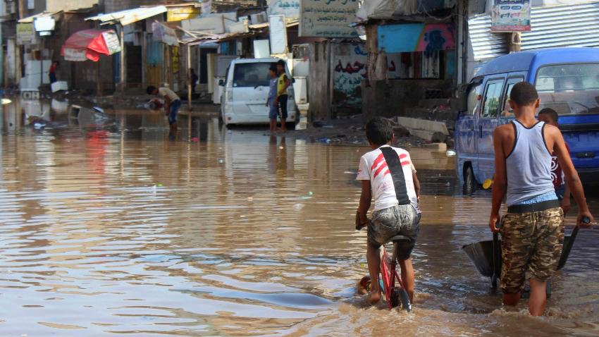 تقرير دولي: الأمطار والفيضانات في اليمن ألحقت أضراراً بمليون شخص هذا العام