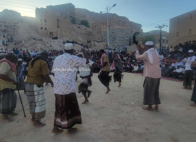 ألعاب تراثية قديمة في موسم القنيص بحضرموت