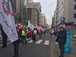 أحوازيون يحتجون في بروكسل ضد الممارسات الإيرانية